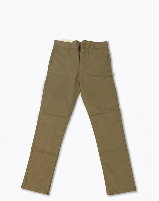 Men's Relaxed Fit Olive Chino Pants — alternate view