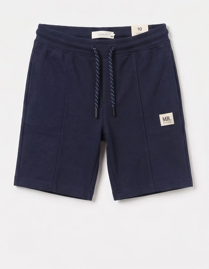 Kids' Navy Blue Drawstring Shorts