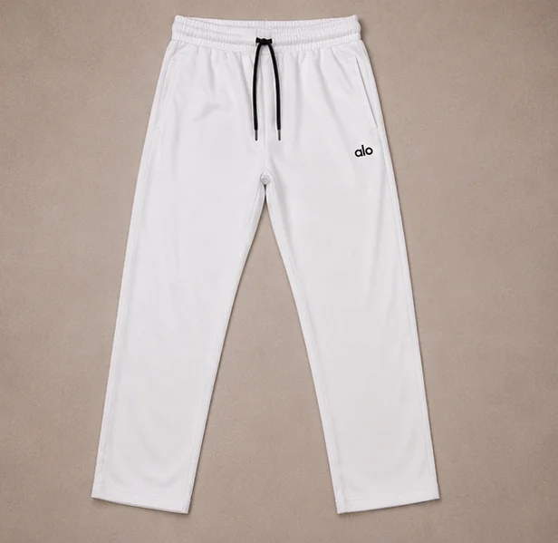 MR.DENIM White Popcorn Fabric Trouser